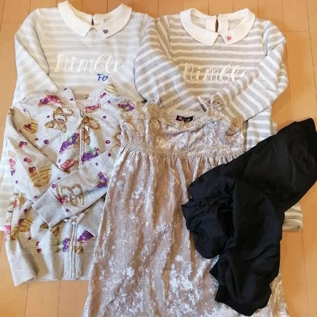 子供服　まとめ　女の子　120　130cm キッズ/ベビー/マタニティのキッズ服女の子用(90cm~)(その他)の商品写真