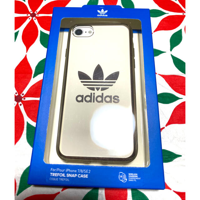 adidas(アディダス)の🌈【iPhone SE2】adidas クリアケース スマホ/家電/カメラのスマホアクセサリー(iPhoneケース)の商品写真