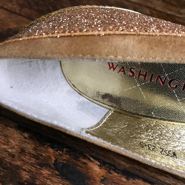 銀座ワシントン(ギンザワシントン)の銀座ワシントン グリッターパンプス レディースの靴/シューズ(ハイヒール/パンプス)の商品写真