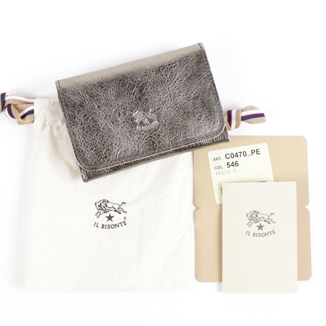 IL BISONTE - 新品 イルビゾンテ カードケース ブロンズ 名刺入れ