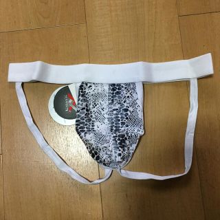 XUBA メンズヒモパンツ　Mサイズ　白チェック　新品(その他)