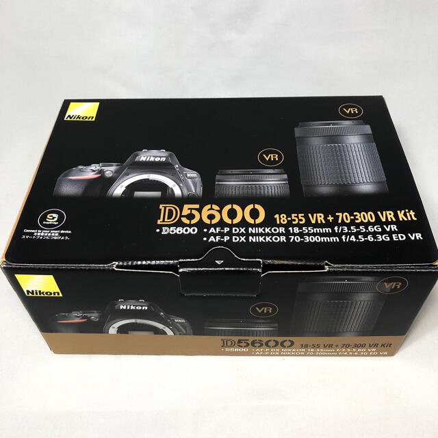Nikon(ニコン)の新品未使用 Nikon D5600 AF-P18-55レンズKITメーカー保証付 スマホ/家電/カメラのカメラ(デジタル一眼)の商品写真