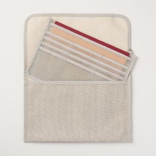 ムジルシリョウヒン(MUJI (無印良品))の無印良品 綿・母子手帳ケース・大 Ｂ６・Ａ５サイズ対応(母子手帳ケース)