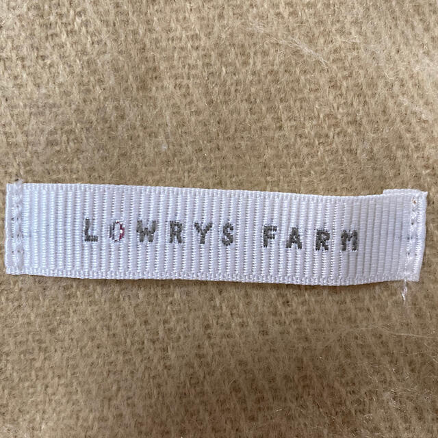 LOWRYS FARM(ローリーズファーム)のLOWRYSFARM  大判 ストール ベージュ ハンドメイドのファッション小物(マフラー/ストール)の商品写真