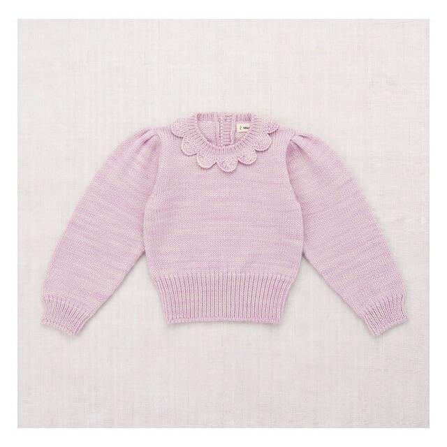 <週末限定値下げ>Misha&puff 新品限定色Lilac キッズ/ベビー/マタニティのキッズ服女の子用(90cm~)(ニット)の商品写真