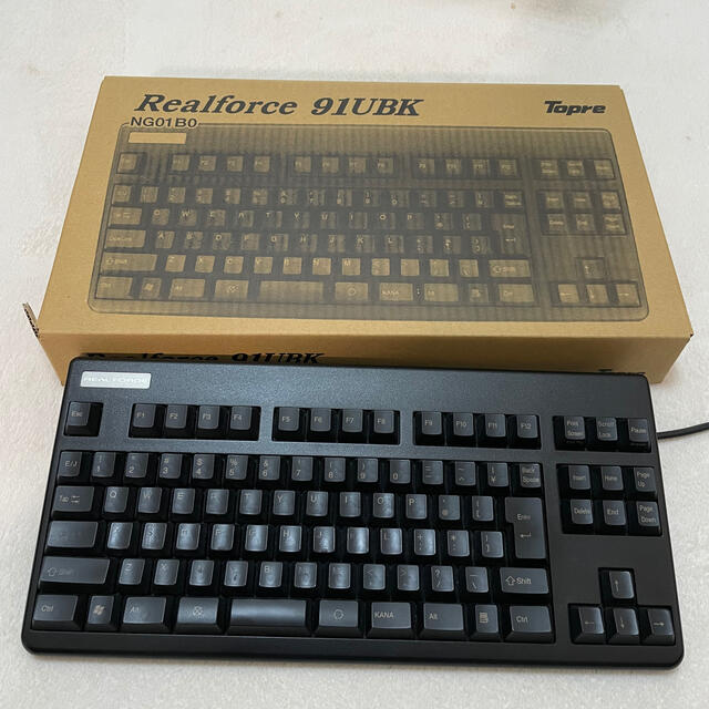 スマホ/家電/カメラ【送料無料】東プレ Realforce 91UBK テンキーレス 静音キーボード