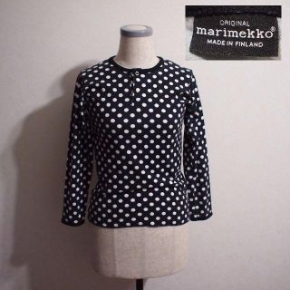 マリメッコ(marimekko)のマリメッコキッズドット柄カットソー140(Tシャツ/カットソー)