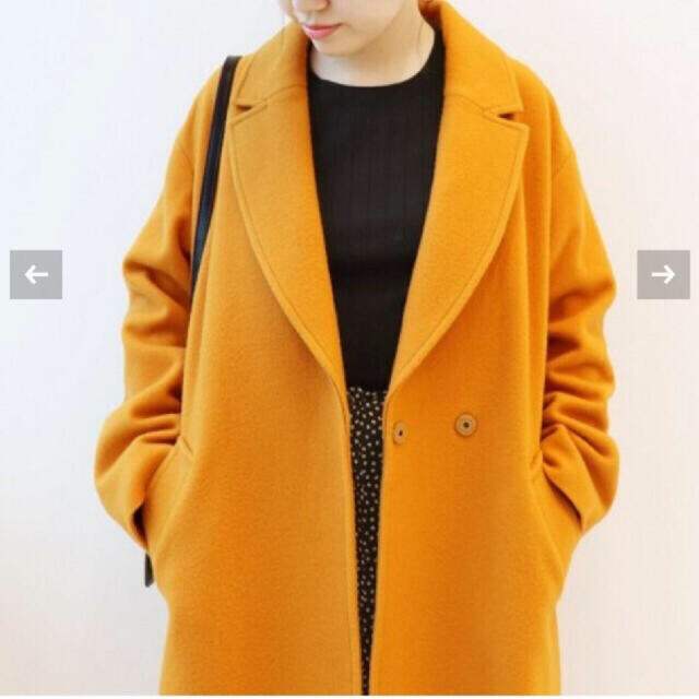 IENA(イエナ)のIENAシングルモッサロングコート レディースのジャケット/アウター(ロングコート)の商品写真