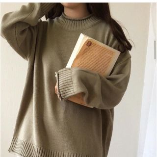 lawgy roll knit ニット(ニット/セーター)