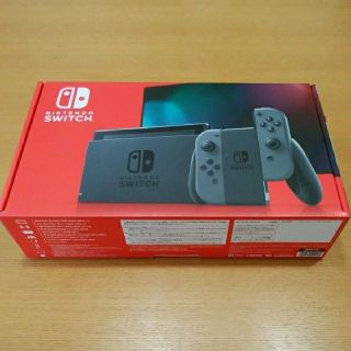 ニンテンドースイッチ(Nintendo Switch)の【新品未開封】任天堂スイッチ本体　Joy-Con(L)/(R) グレー(家庭用ゲーム機本体)