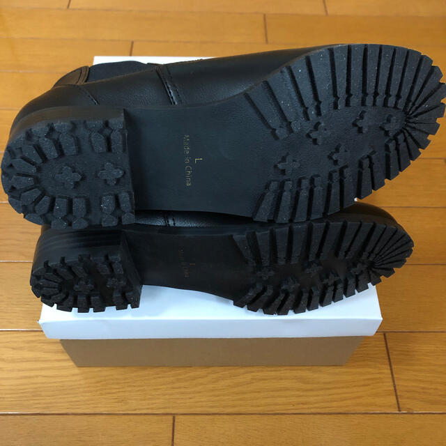 STUDIO CLIP(スタディオクリップ)のstudio clip サイドゴアブーツ Lサイズ 黒 レディースの靴/シューズ(ブーツ)の商品写真