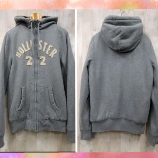 HOLLISTERボア厚手フードパーカーM