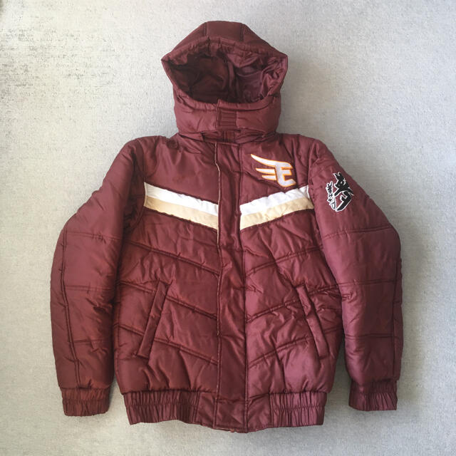 希少 RAKUTEN EAGLES "夢" Down jacketクリムゾンレッドサイズ表記