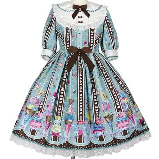 アンジェリックプリティー(Angelic Pretty)のIce Cream Parlorワンピース(ひざ丈ワンピース)