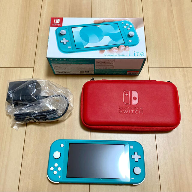 【ケース・保護シール付き】Nintendo Switch  Lite ターコイズ