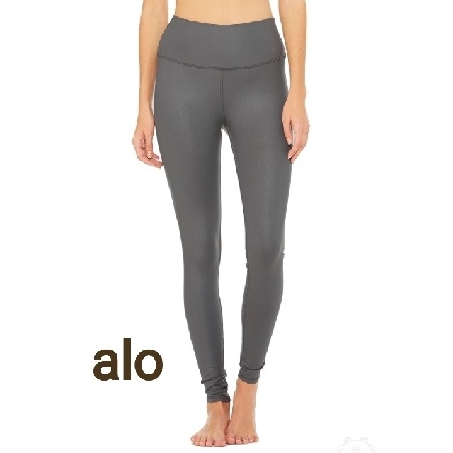 lululemon(ルルレモン)の【お値下げしました】alo★レギンス★グレー スポーツ/アウトドアのトレーニング/エクササイズ(ヨガ)の商品写真