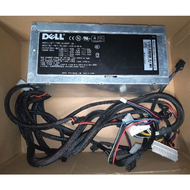 完動品 1000W DELL PC純正品 電源ユニット N1000P-00