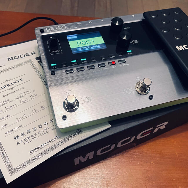 Mooer GE150 マルチエフェクター