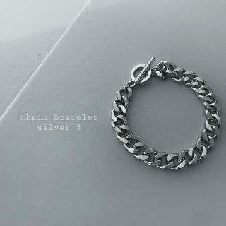 エムエムシックス(MM6)の再入荷　chain bracelet silver ③(ブレスレット/バングル)