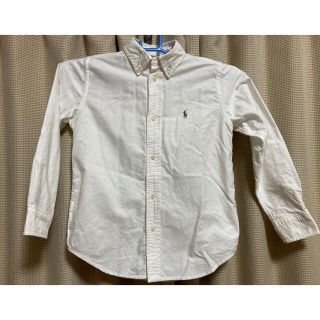 ラルフローレン(Ralph Lauren)のラルフローレン　長袖シャツ　白　130(Tシャツ/カットソー)