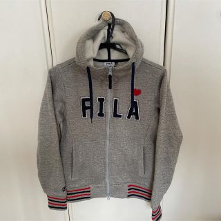 フィラ(FILA)のFILAレディースゴルフウェア　裏起毛パーカーM(ウエア)