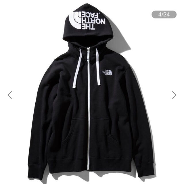 THE NORTH FACE(ザノースフェイス)のリアビューフルジップフーディー黒　Lサイズ メンズのトップス(パーカー)の商品写真