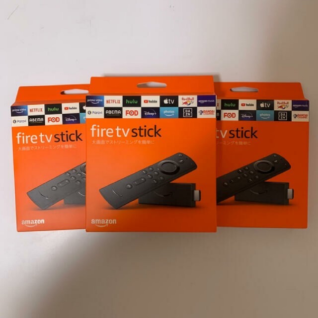 Amazon　fire tv stick 3個セット