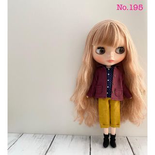 No.195 リカちゃん ブライス サイズ 服　コーデセット(その他)