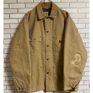 白木/黒塗り D1108 carhartt カーハート チョアコート カバーオール