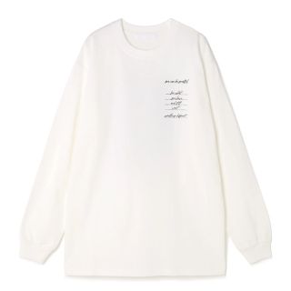 トリプルエー(AAA)のLAVANDA　レディースフォトロンT　WHITE(Tシャツ(長袖/七分))