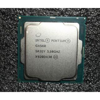 Intel Pentium G4560 2コア4スレッド 3.5GHz中古の通販 by 電ドラ's ...