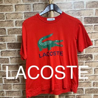 ラコステ(LACOSTE)の　LACOSTE  Tシャツ　赤　品番40 (Tシャツ(半袖/袖なし))