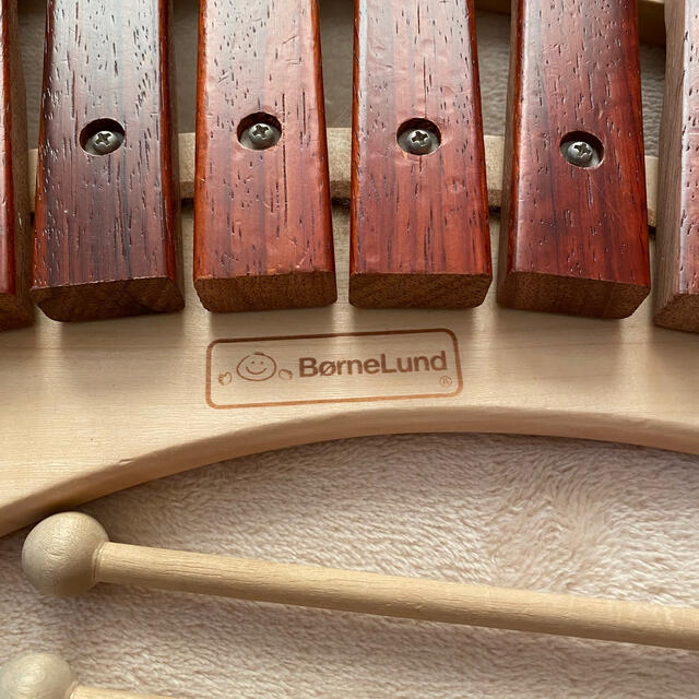 BorneLund(ボーネルンド)のボーネルンド パレットシロフォン 木琴 used キッズ/ベビー/マタニティのおもちゃ(楽器のおもちゃ)の商品写真