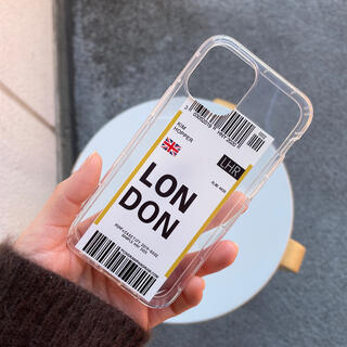 ドゥーズィエムクラス(DEUXIEME CLASSE)のiPhone12 mini ケース　スマホカバー　クリア　透明　ロンドン(iPhoneケース)