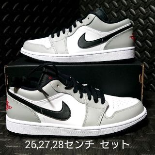 ナイキ(NIKE)のJORDAN 1 LOW LIGHT SMOKE GREY(スニーカー)