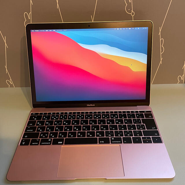 Apple(アップル)の12インチ Macbook ローズゴールド MNYM2J/A スマホ/家電/カメラのPC/タブレット(ノートPC)の商品写真