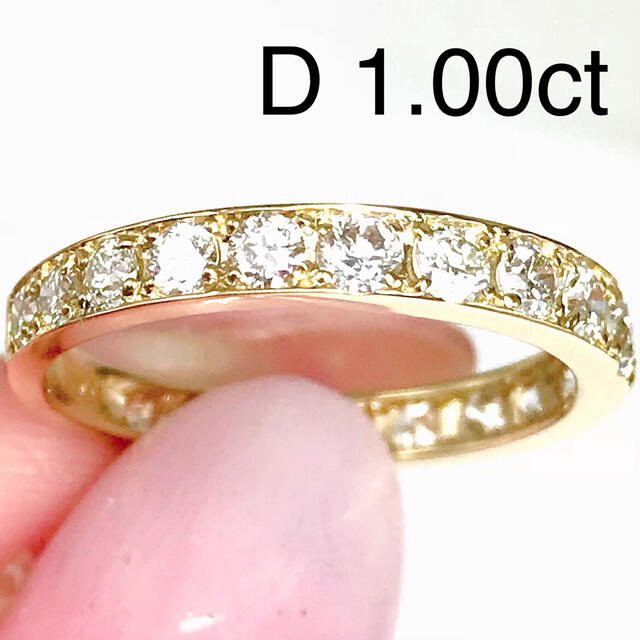今年人気のブランド品や 1.00ct エタニティリング 天然ダイヤモンド