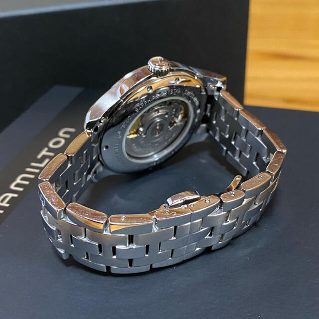 Hamilton(ハミルトン)のHamilton  ジャズマスター　オープンハート　ブラック メンズの時計(腕時計(アナログ))の商品写真