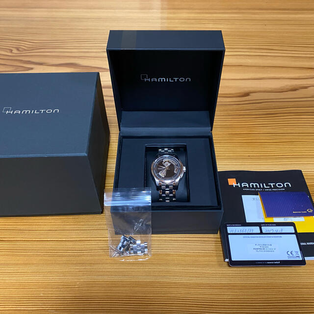 Hamilton(ハミルトン)のHamilton  ジャズマスター　オープンハート　ブラック メンズの時計(腕時計(アナログ))の商品写真