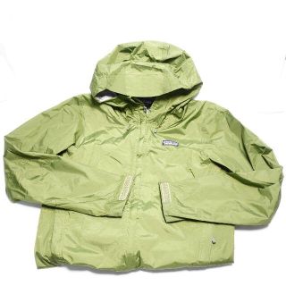 パタゴニア(patagonia)の[Patagonia] メンズレインジャケット 黄緑  XSサイズ(その他)