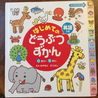 はじめてのどうぶつずかん 英語つき(絵本/児童書)