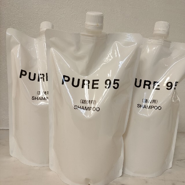 ピュア(PURE)95 シャンプー 詰替用(700mL)３本セット　説明書付