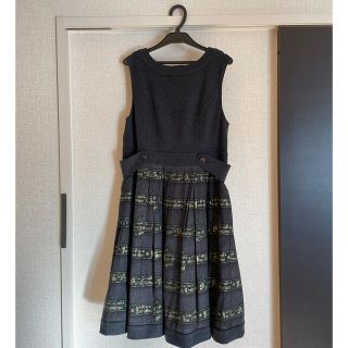 ジェーンマープル(JaneMarple)の☆値下げしました☆Jane marple テーマロゴリボンのDaydress(ひざ丈ワンピース)