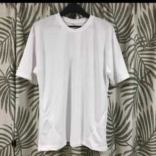 新品未使用！白Tシャツ　クール素材　半袖Tシャツ　メンズ3L(Tシャツ/カットソー(半袖/袖なし))