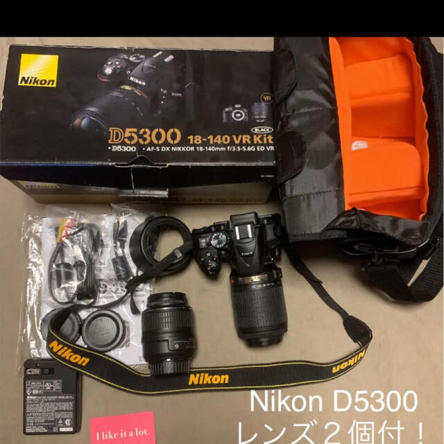 大きな取引 18-140 D5300 Nikon - Nikon VR BLACKレンズ2つ レンズ