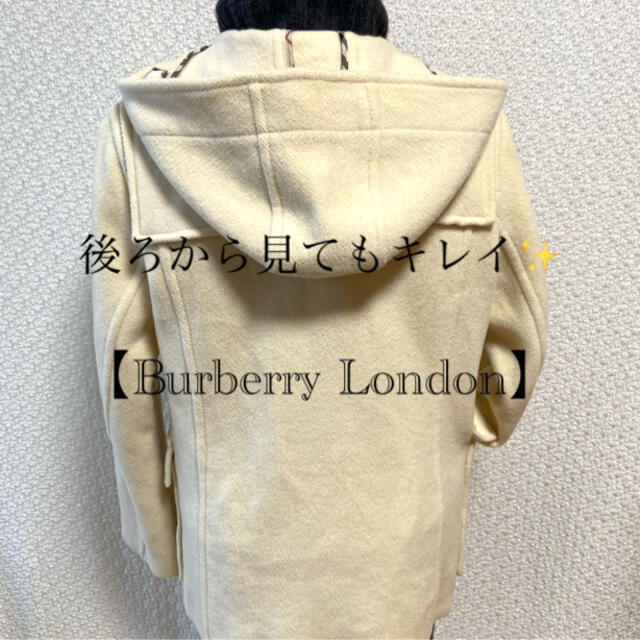 BURBERRY(バーバリー)のお値下❗️美品✨【バーバリーロンドン】白ダッフルコート✨売切セール❗️流行無し、 レディースのジャケット/アウター(ダッフルコート)の商品写真