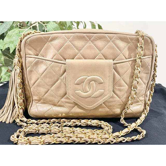 低価格で大人気の CHANEL チェーンショルダーバッグ マトラッセ