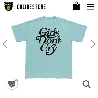 ジーディーシー(GDC)のHUMAN MADE × Girls Dont Cry ブルーLサイズ 限定品(Tシャツ/カットソー(半袖/袖なし))
