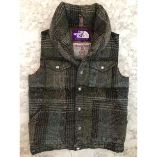 ザノースフェイス(THE NORTH FACE)のThe North Face Harris Tweed ダウンベスト(ダウンベスト)