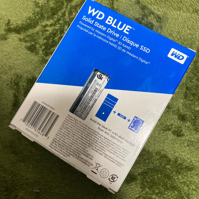 WD BLUE SSD 2TB M.2 SATA接続